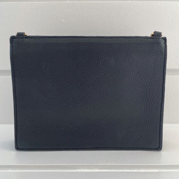 Kate Spade Saturday Women's Zip Closure Black Pebbled Leather Clutch Wristlet - Picture 3 of 11